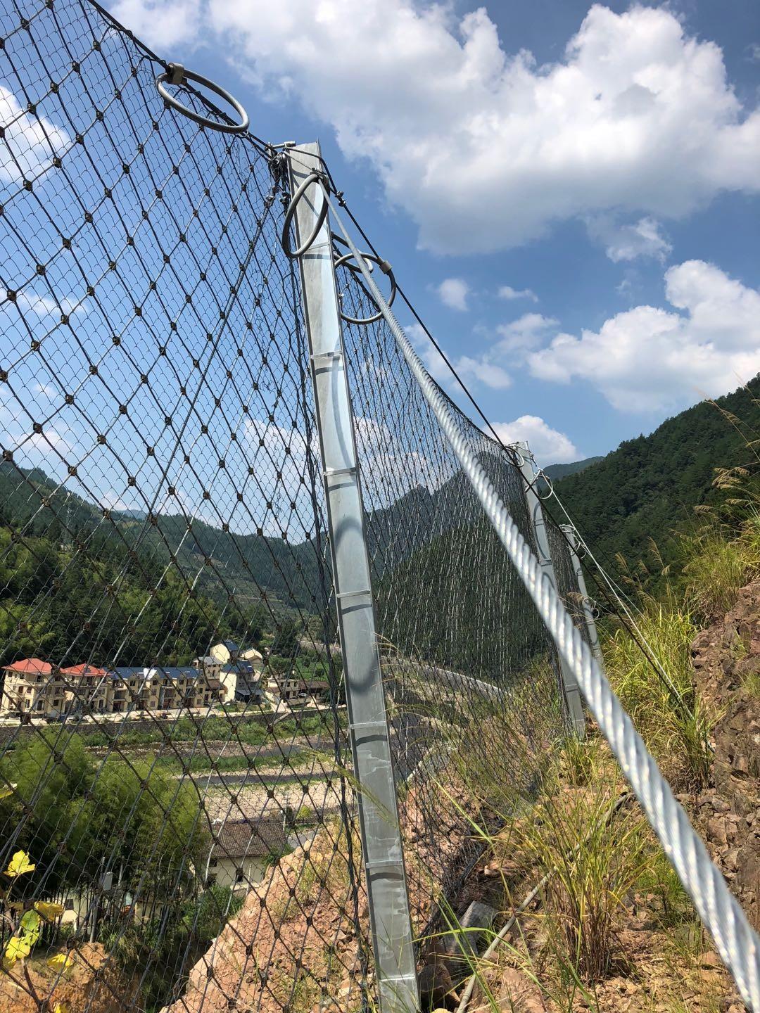 被動防護網(wǎng)實景